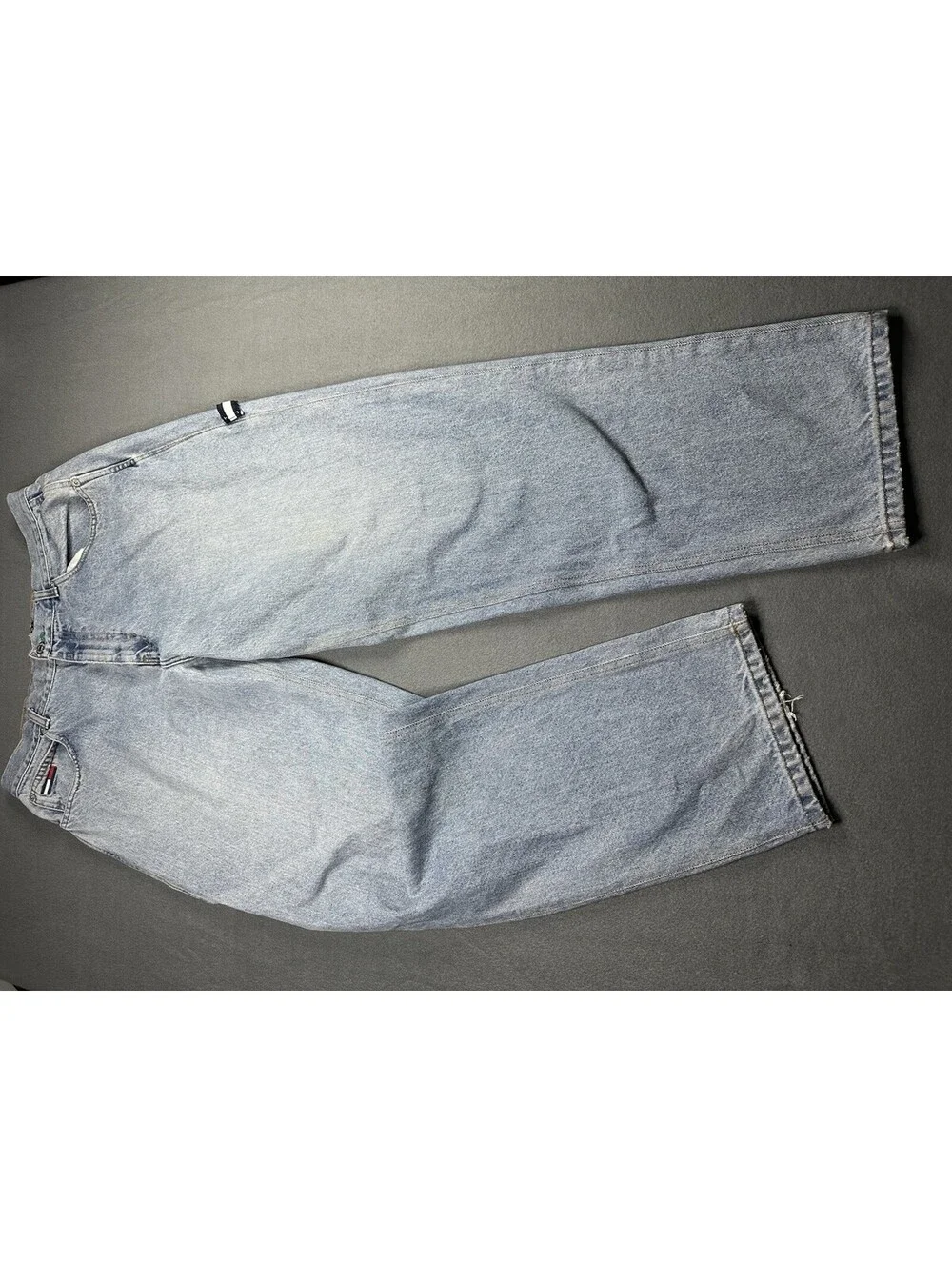 Mens Tommy Hilfiger Baggy Carpenter Jeans Blue Y2K Vintage Streetwear 34x30